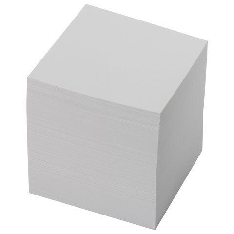 Блок для записей 9х9х9см, белый, 55-60г/кв.м, термопленка