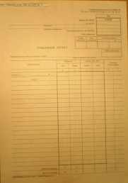 Товарный отчет ТОРГ-29, А4, 100л